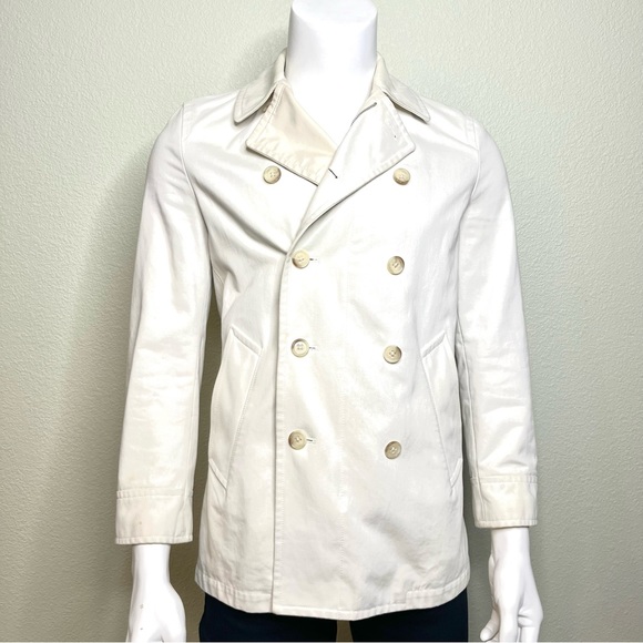 BANANA REPUBLIC cream-colored trench coat - Picture 1 of 13